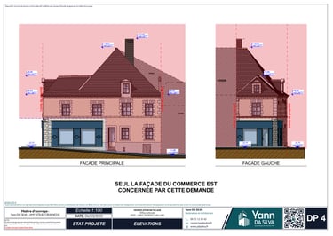 DP 4 Plan des façades et des toitures