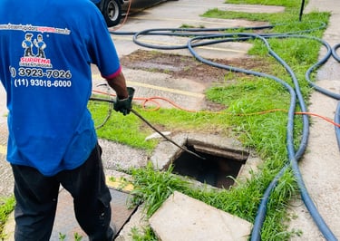 desentupimento de esgoto