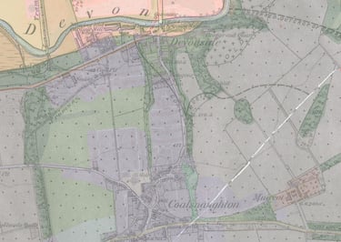 1878 Geological Map of Coalsnaughton