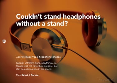 Decorative Headphone stand