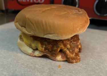Yankees Burger - with Miner's Mischief Sauce