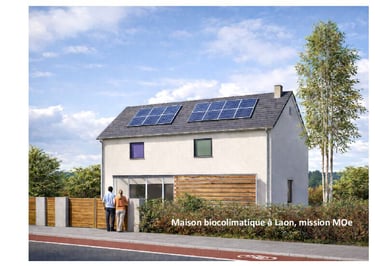 maison bioclimatique à Laon
