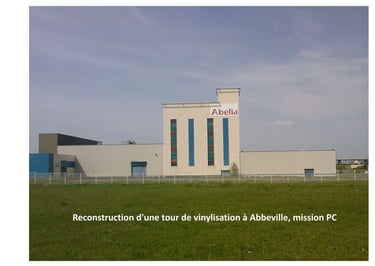 reconstruction d'une tour de vinylisation à Abbeville