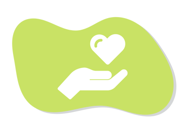 a hand holding a heart shaped heart with a hand holding it