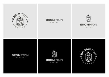 brompton kafe logo tasarımları, brompton cafe logo tasarım, brompton coffee logo tasarım