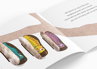 The Little Larva children's book