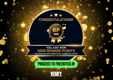 Freebitco.in reward points wheel spin