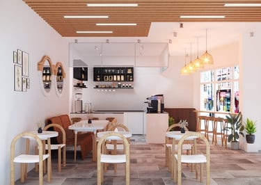 smart design of a cafe