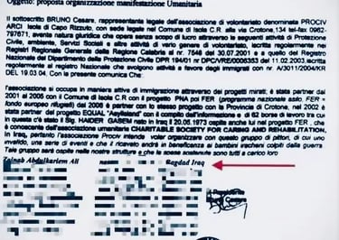 Migrant smuggling operations, Zainab Abdulkarim, 2008