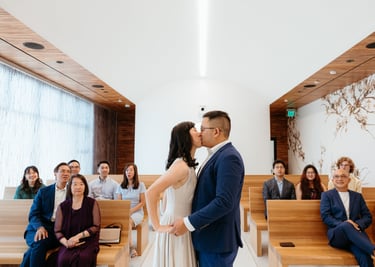 City hall wedding in San Jose, CA Photography