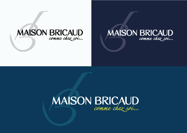 Logo - Identité visuelle - Laurent Bricaud - Restaurant Maison Bricaud- Amy Atelier Graphique