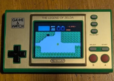 Cette console aux allures rétro inclut trois classiques de la série The Legend of Zelda.