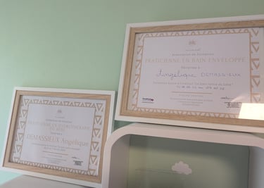 les diplomes de la praticienne