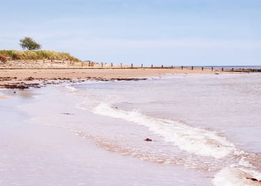beaches of britain sand and sea at photo dave