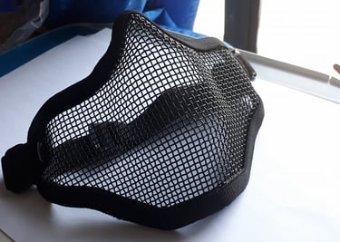 PROTECTIVE MESH HALF FACE MASK