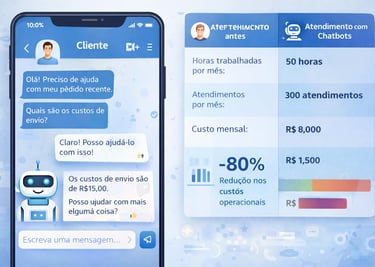 chatbots reducao custos
