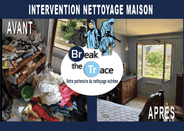 Intervention nettoyage maison diogène Tours
