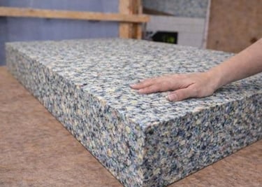 RE-80 perdirbtas porolonas, labai kietas