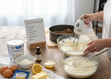 Rezept Käsekuchen – klassisch und leicht