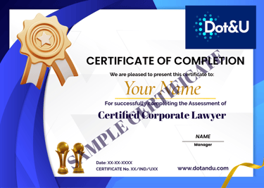 Sample Certificate 1