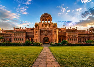 Laxmi Niwas Palace in Bikaner-Rajasthan