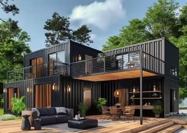 2 story container House with lanai