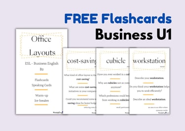 Free Flashcards for Business English