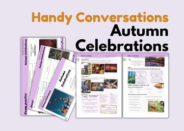 Autumn celebrations around the world lesson plan for english lessons pdf