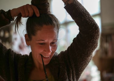 art thérapeute laetitia marchais Gard Nimes Cabrières