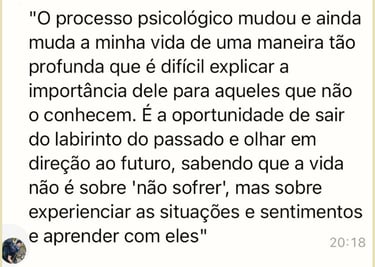 Depoimento Terapia 1