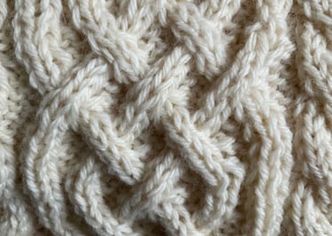 aran knit cowl
