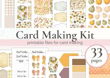 Card making starter kit for card making beginners