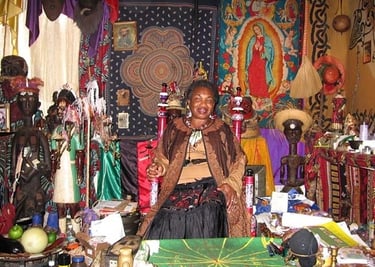 Voodoo or Santeria high priestess