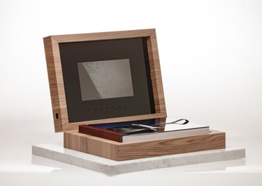 coffret album photo avec option multimédia