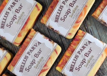 citrus sunshine soap bars