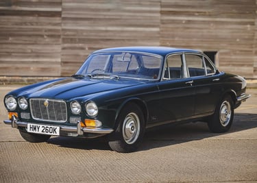 Peter Pickering owned a number of Jaguar XJ6s, like this one, in his early days in Australia