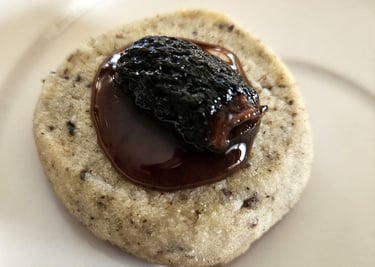 biscuits aux morilles confites