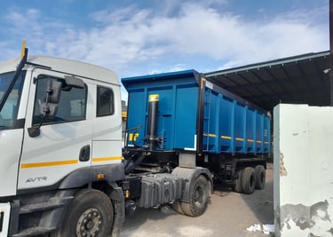 Latest model hydraulic tip trailer by MS Engineering Works – heavy-duty, ICAT approved design