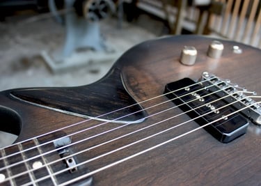 Tumbleweed "Black Meg" Custom, American Handcrafted Electric Guitar. Workhorse axe.