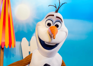 Conoce a Olaf en Celebrity Spotlight