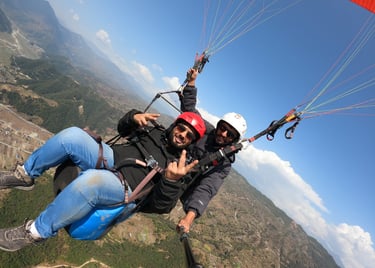 Paragliding in Pokhara