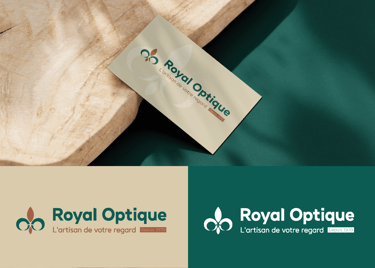Logo - Identité visuelle- Royal Optique - Opticien - Orléans - Amy Atelier Graphique