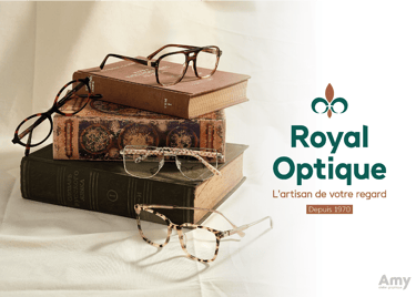 Logo - Identité visuelle- Royal Optique - Opticien - Orléans - Amy Atelier Graphique