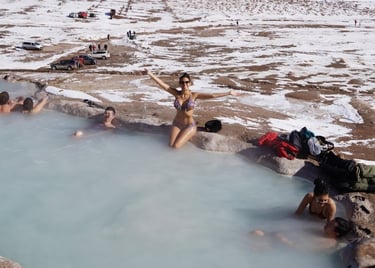 termas en el Cajón del Maipo