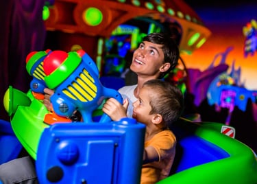 Buzz Lightyear attraction 