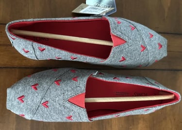 Toms Melange Hearts Alpargatas