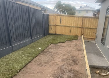 Turf done by Dylan Ludbrook Carprntry in Geelong