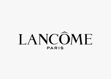 Logo of LANCÔME, a global beauty brand whose standards are met by King Fly.
