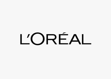 Logo of L'ORÉAL, a global beauty brand whose standards are met by King Fly.