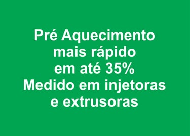 estabilidade de processo em injetoras e extrusoras de plastico, jaqueta removivel, isolação termica 